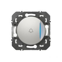Bouton Poussoir 6a + Sonnette À Composer - Dooxie - Aluminium - Legrand - Bricoman