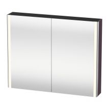 Armoire Miroir Duravit Xsquareavec Éclairage 800x1000x156mm Satin Aubergine - Bricoman