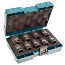 Coffrets 9 Douilles 1/2'' Pour Boulonneuses À Chocs - Makita B-66232 - Bricoman