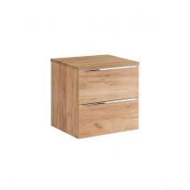 Meuble Sous-vasque 60cm Plan De Toilette April Bois - Bricoman