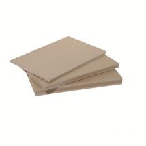 Panneau Fibre Composite Plat Et Lisse Beige, E : 15 Mm, L : 61 Cm, L : 250 Cm, Surface Couverte En M² - 1.525 - Bricoman