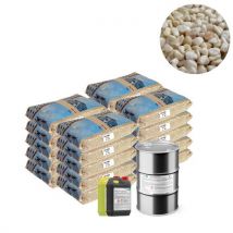 Moquette De Pierre - Kit Complet 33m² - Teinte : Ivoire - Creation Sud - Bricoman