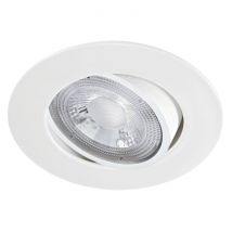 Spot Encastré Led - Mi6 - Aric - 5,5 W - 520 Lm - 4000 K - Orientable - Blanc - Bricoman