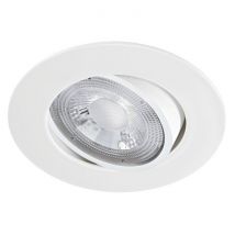 Spot Encastré Led - Mi6 - Aric - 5,5 W - 520 Lm - 4000 K - Orientable - Blanc - Bricoman