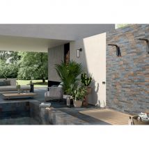 Carrelage Extérieur Imitation Ardoise Lake Blue 30,5x60,5cm - Bricoman