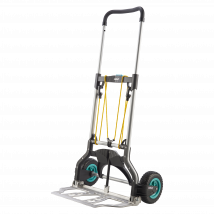 Diable Pliant Compact Pour Jardin Et Terrain Extérieur - Charge Max. 100 Kg - Ts 850 Offroad - Wolfcraft 5503000 - Bricoman