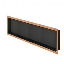 Niche Sans Carrelage Aluminium 30x120 Cm Design-niche Schluter - Mgs - Noir Graphite Satiné Ral 9005 - Bricoman