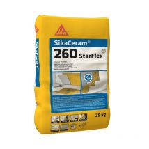 Sikaceram-260 Starflex - Mortier-colle À Usage Variable Ec 1 Plus - Sika - 25 Kg Gris - Bricoman