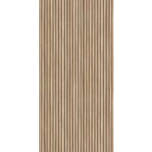 Schulte Panneau Mural 125x255 Cm, Revêtement Hydrofuge Pour Salle De Bains, Placement Facile, Décodesign, Japandi, Effet Tasseaux, Bois Chêne Vertical