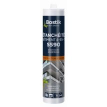 Mastic S590 Étanchéité Bâtiment 4 En 1 Bostik Translucide - 30615831 - Bricoman
