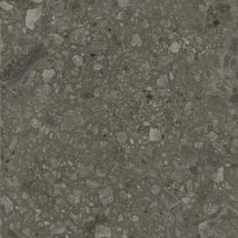 Carrelage Aspect Terrazzo Berma Noir Rectifié 60x60 Cm - Bricoman