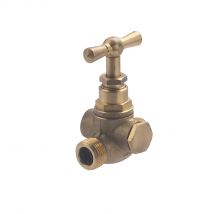 Robinet Mâle Mâle 12x17 (3/8) À Purges + Bouchon De Purge Quick Plomberie - Bricoman