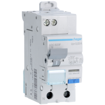 Disjoncteur Différentiel 1p+n 4.5ka C-16a 30ma Type Ac 60hz - Hager - Adc823f - Bricoman