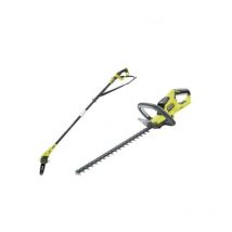 Pack Ryobi Taille Haie 18v One+ Lithium Oht1845 - Élagueur À Chaîne Sur Perche 18v One+ Opp1820 - Sans Batterie Ni Chargeur - Bricoman