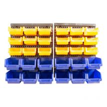 Kit Rangement Mural 30 Bacs Pvc - Bricoman