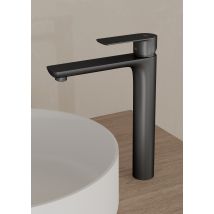 Robinet Mitigeur Vasque Gun Métal - Nunki - Bricoman