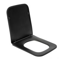 Swiss Aqua Technologies Infinitio Abattant De Wc Rectangulaire, Avec Frein De Chute, Noir (satinfp12bkm) - Bricoman
