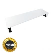 Eclisse Couvertine Aluminium Premium, Blanc Pur Ral 9010, L. 285 Mm, Aluhome - Bricoman