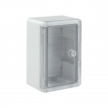 Boîtier Hermétique Abs Avec Porte Transparente, Plaque De Montage Galvanisée Et Système De Verrouillage Sécurisé - H. 30 X L. 20 P. 13 Cm - Bricoman