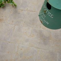 Pavé Pierre De L'Atlas Beige 20x20x1,5 Cm (vendu Au M² - 25 Pavés/m²) - Ro'ma Nature - Bricoman