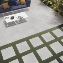 Dalle Sur Plots Cemento 2.0 Perle R11 60x60 Cm - Reflex Boutique - Bricoman