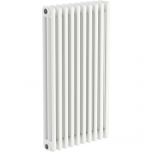 Radiateur Ivrea En Acier Tubulaire Vertical Ø25mm H2000 Mm 3 Colonnes 18 Éléments Blanc- Iv200018302nbz01 - Bricoman