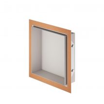 Niche Sans Carrelage Aluminium 30x30 Cm Design-niche Schluter - Tsbg - Alu Stucturée Gris Beige - Bricoman