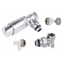 Kit Thermostatique Radiateur Chromé 15x21 (1/2) Noyon & Thiebault - Bricoman