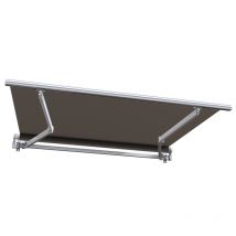 Store Banne Manuel 3,6 X 3 M Monobloc Pour Terrasse - Taupe - Bricoman