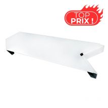 Angle 90° Eco50 Pour Couvertine Acrotère - Blanc Pur - Ral 9010 - 8/10e - Aluhome - Bricoman