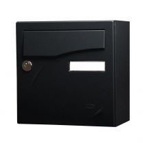Boite Aux Lettres Préface Compact Noir Sablé Ral 2100 Mat Sablé - Bricoman