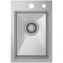 Cecipa Max Évier De Cuisine 1 Bac 30*45*19cm, Évier Inox Évier 1 Bac Brossé - Evier À Encastrer/ Evier À Poser - Bricoman