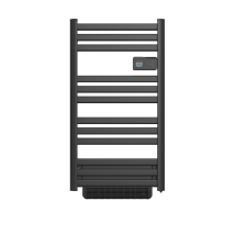 Sèche-serviette Électrique Sans Fluide Connecté Wifi Avec Soufflerie 500 + 1000w Thomson Cosmo Noir - Tecnomat