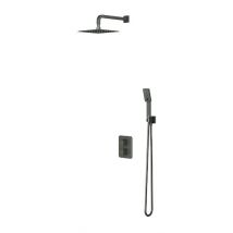 Colonne De Douche Thermostatique Parma Encastrable Graphite - Bricoman