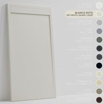 Soulhome Receveur De Douche -résine -gel Coat -texture Lisse/pierre -antidérapant -couleur Blanc Cassé 160x90 Extra Plat 3cm Conception Minimaliste - 
