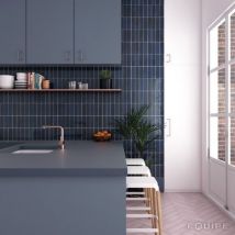 Carrelage Effet Zellige Bleu Nuit La Riviera 6,5x20 Blue Reef - Bricoman