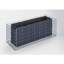 Jardin Surélevé En Gabion En Acier Galvanisé, 170x60x60cm (lxhxp), Mailles 5 X 10cm, Parois 10cm, Idéal Pour Potager Ou Jardin - Bricoman