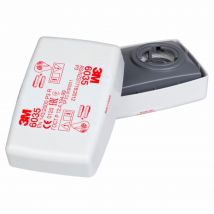 Filtre À Particules P3 R Avec Boîtier De Protection Pour Masque 3m Série 6000 Et 6800 (lot De 2) Blanc Unique - Bricoman