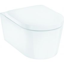 Hansgrohe Elupura S Ensemble De Wc Suspendu 540 Aquafall Flush, Siège De Wc Inclus, Blanc, 60292450 - Bricoman