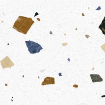 Carrelage Effet Terrazzo Confetti Blanc 60x60 Cm - Réflex Boutique - Bricoman