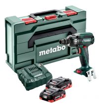 Boulonneuse À Chocs 18v Lihd 1/2" (2x4,0 Ah) Ssw 18 Ltx 400 Bl En Metabox - Metabo 602205800 - Bricoman