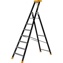 Escabeau - Mp - Centaure - Usage Professionnel Intensive - Aluminium Laqué À Marches Serties - 7 Marches - Bricoman