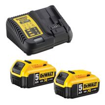 Starter-kit 18v (3x5,0 Ah) Avec Chargeur (dcb1104) - Dewalt Dcb115p3-qw - Bricoman