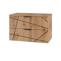 Meuble Sous-vasque 80cm Plan De Toilette Teren Bois - Bricoman