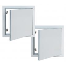 Semin Trappe De Visite Hq - 300 X 300 Mm - Laquée Blanche - Isolante Et Etanche (lot 2) - Bricoman