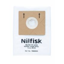 Sachet De Sacs (x5) Et Pré Filtre 78602600 Parquet Coupe Centur Pour Aspirateur Nilfisk - Bricoman