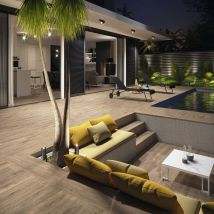 Carrelage Sandalo 20x120 Cm Effet Bois Antidérapant R11 - Bricoman