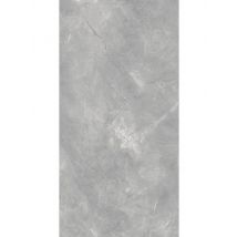 Carrelage Sol / Mur Effet Marbre Gris Pulpis Grey L.60 X L.120 Cm Brillant Limcaro - Bricoman