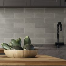 Carrelage Serena Grey 7,5x30cm Imitation Zellige - Bricoman