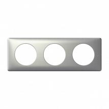 Legrand - Appareillage Mural 3 Postes Titane Céliane - 068903 - Bricoman